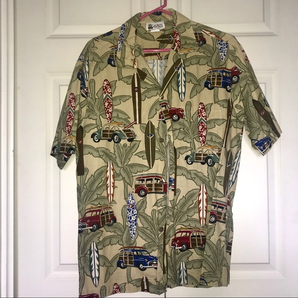 aloha republic hawaiian shirt woody's
